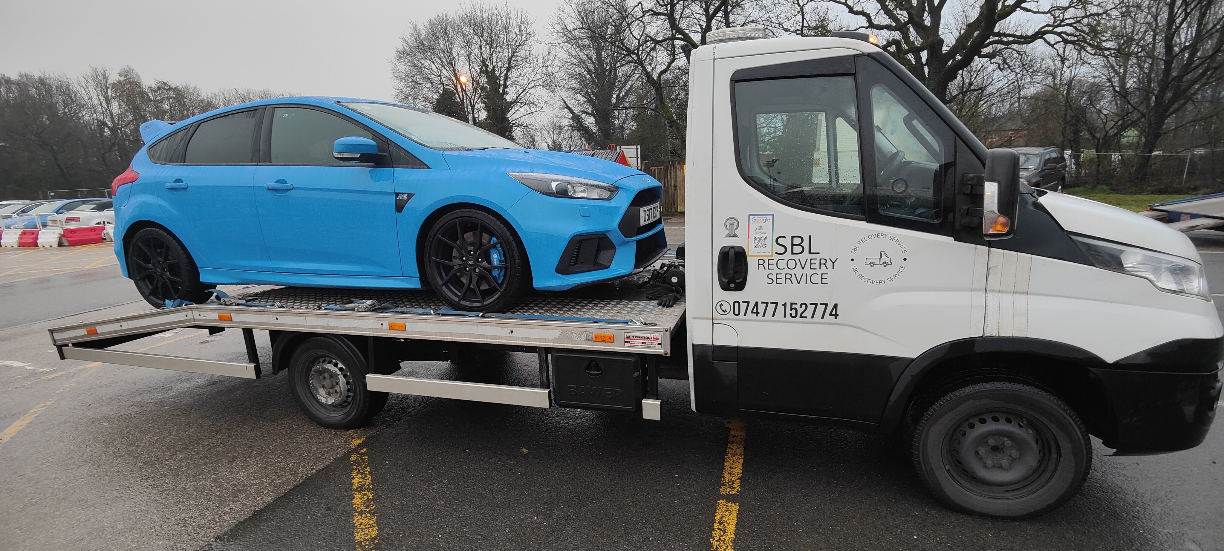 SBL recovery service on the Car Carry Transport HUB