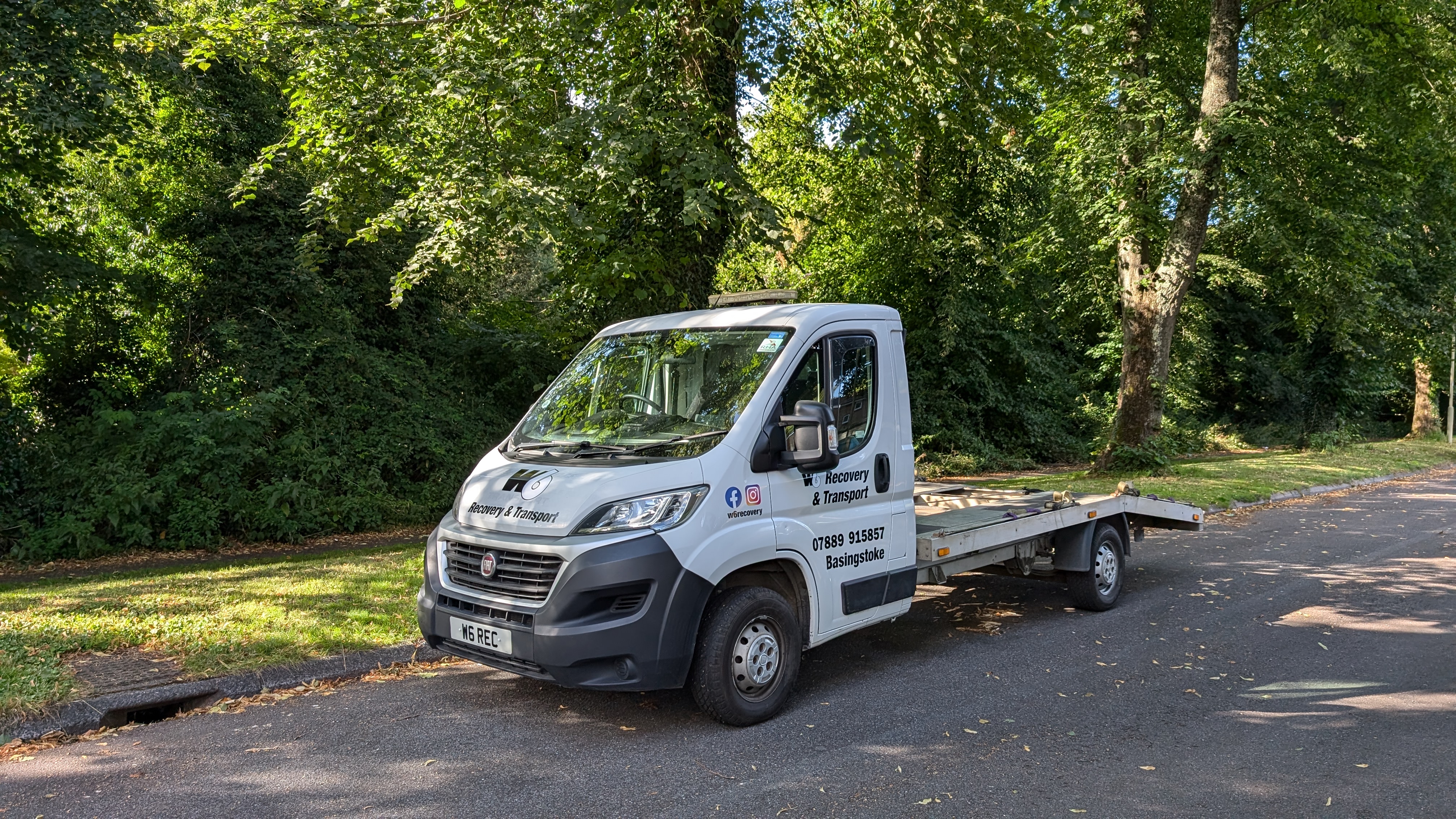 W6 Recovery on the Car Carry Transport HUB