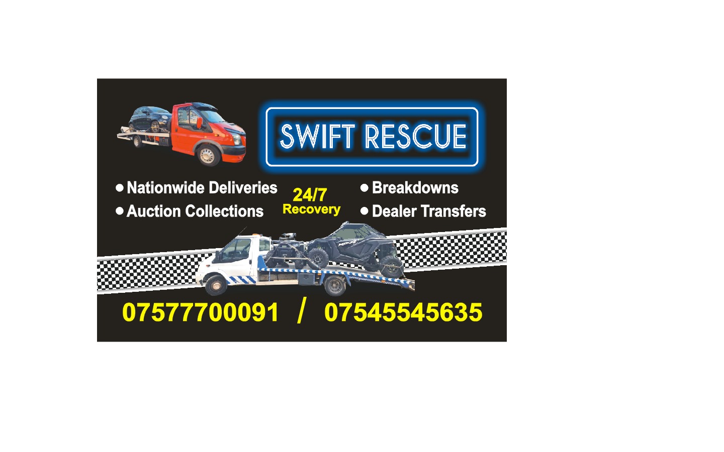 SWIFT RESCUE on the Car Carry Transport HUB